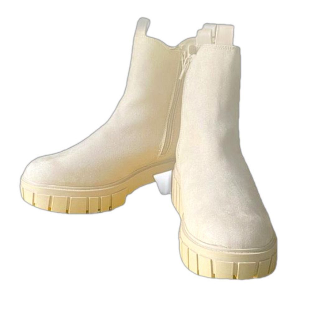 STEVEN MADDEN NYC bone nude chla lug boot Wms 11